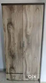 Wooden two door cupboard