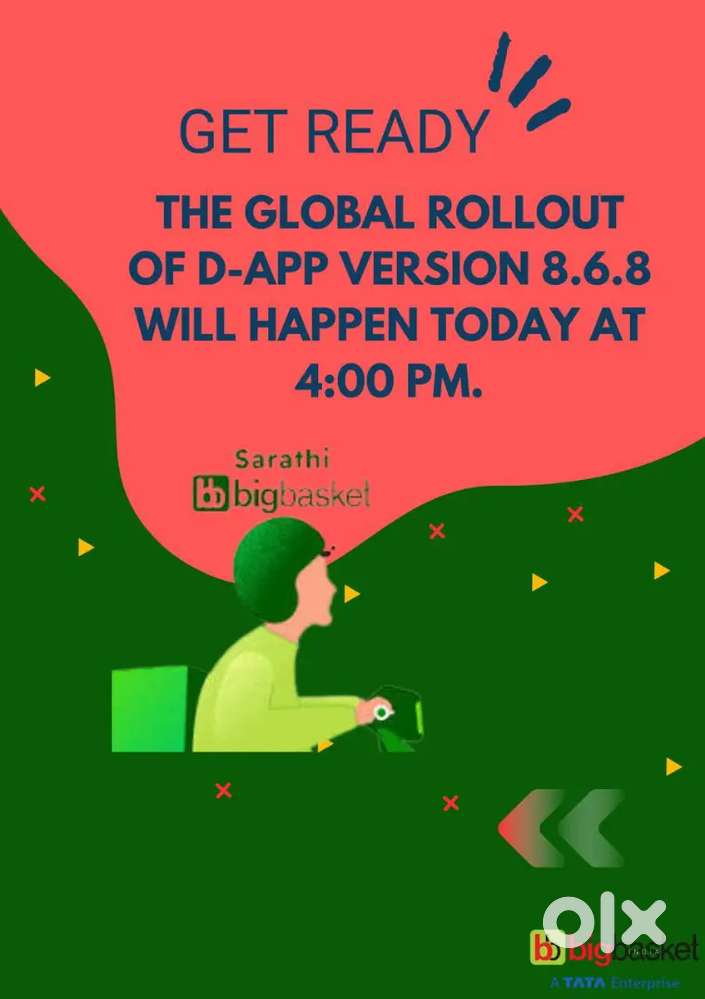 Delivery boy for Big basket