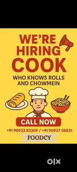 NEED A CHINESE COOK