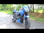 TVs Apache Rtr 160 dual disc Matt blue Mint condition