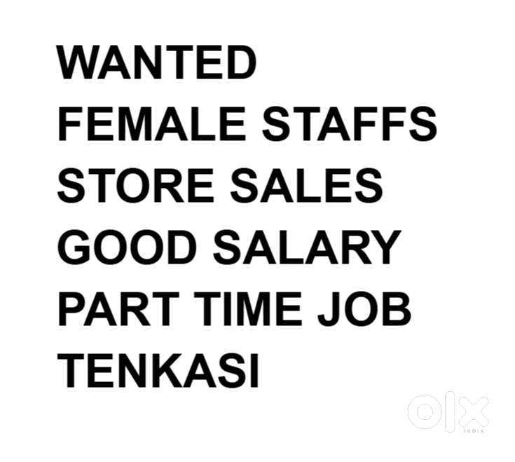 FEMALE STAFFS WANTED