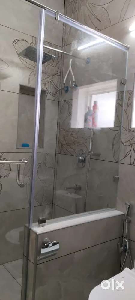 SHOWER GLASS PARTITION WORK, TOUGHENED GLASS WORK, GLASS DOOR, CANOPY