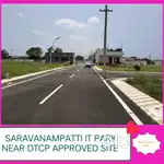 SARAVANAMPATTI IT PARK NEAR DTCP APPROVED SITE DIRECT OWNER SALES