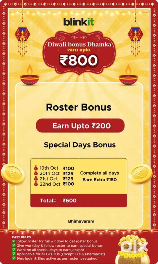 విజయవాడ గవర్నర్పేట లొకేషన్ లో ప్యాకింగ్ చేయుటకు వర్కర్స్ కావలెను