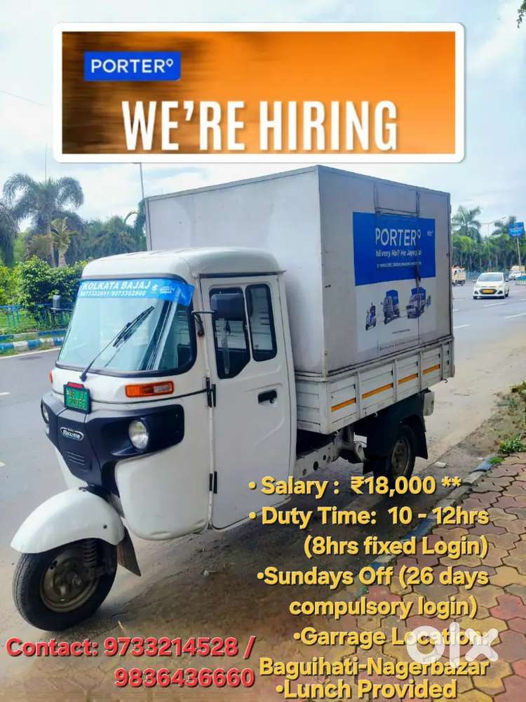 Porter (3 wheeler) Driver