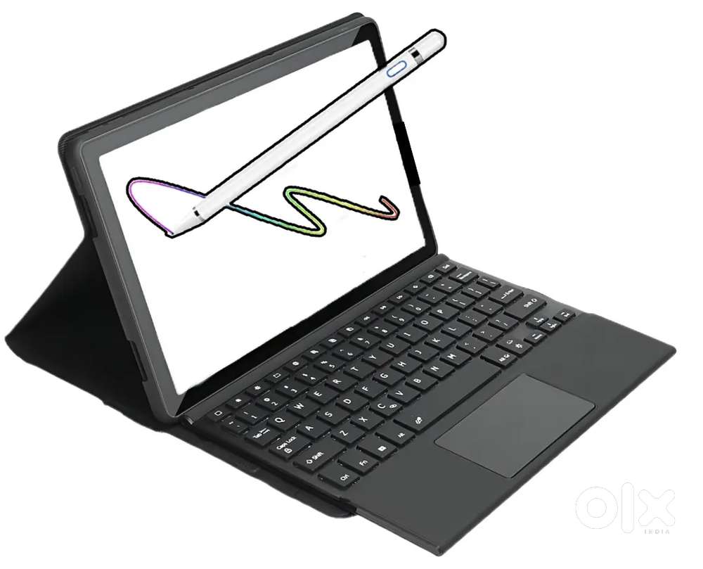 Samsung Galaxy A8 Tab + Universal Stylus + Keyboard With Touchpad