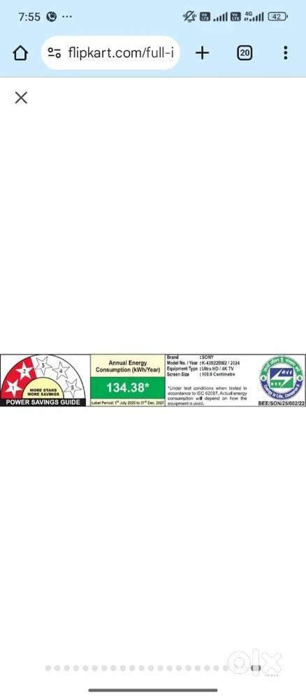 Sony 44 inches tv for sale urgent money