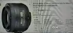 Nikon 35mm prime lense