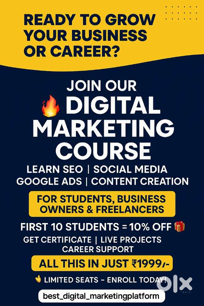 Digital marketing course just only on 1999/-