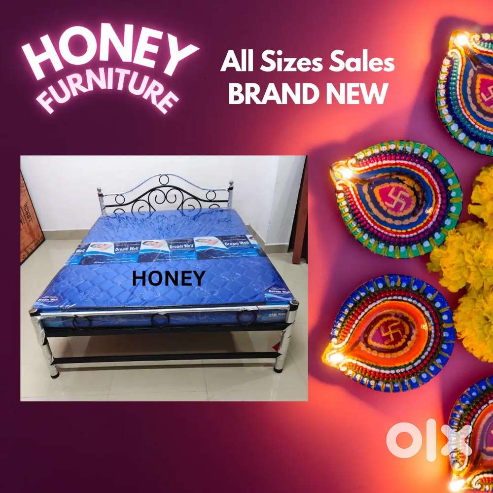 Sale Faster Now - Steel Cot Bed Mattress Sales /  new