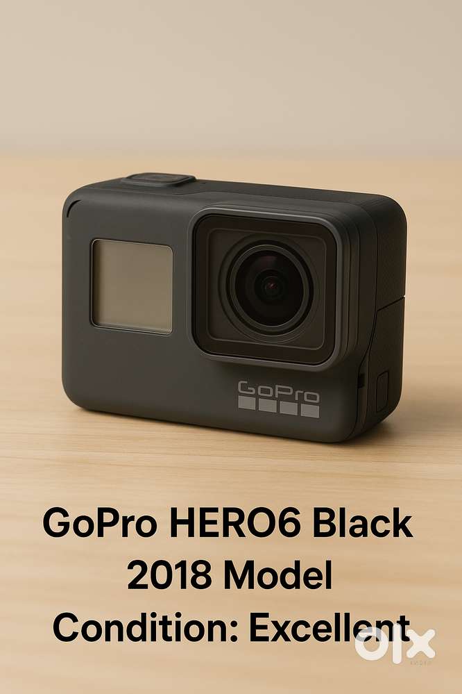 GoPro HERO6 Black (2018 Model) – Excellent Condition – Best for Travel