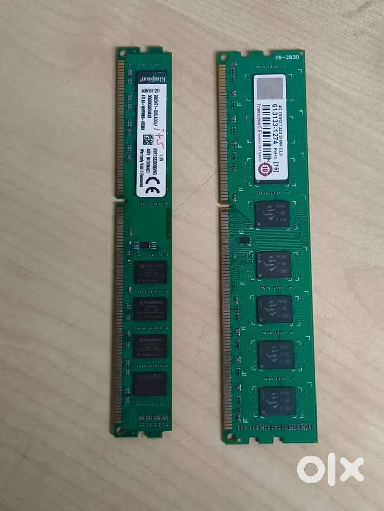 8gb DDR3 ram sticks