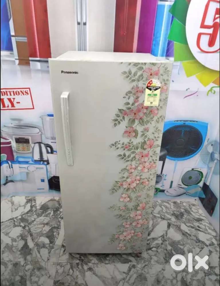 Silver colour 5 star rating built in stablizer refrigerator Panasonic