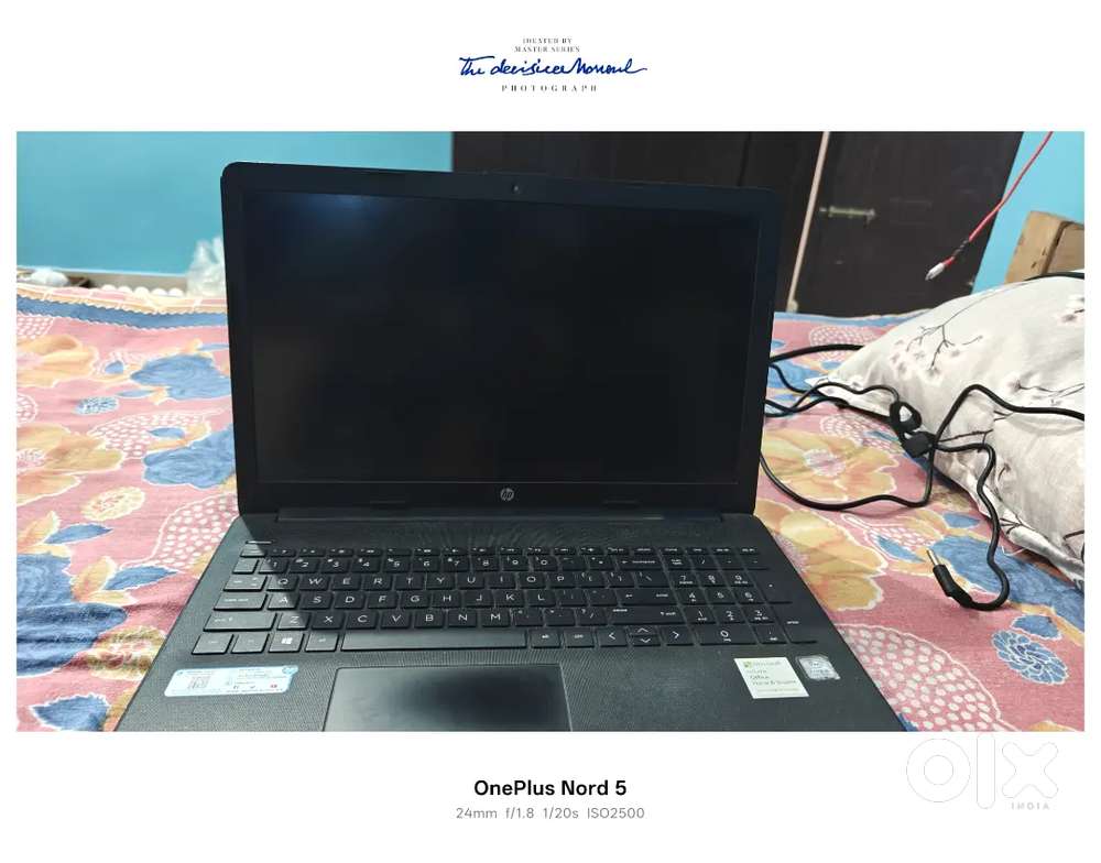 Laptop -HP ,core i3, generation 7 ,6RAM ,  SSD512 condition normal