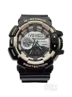 CASIO G-SHOCK GA-400-1AJF Black Resin Quartz Digital Analog Watch