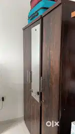 3 door wooden almirah