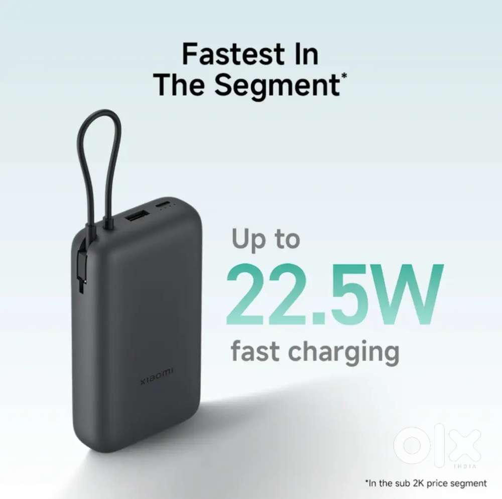 Mi 20000 mAh 22.5 W Pocket Size Power Bank