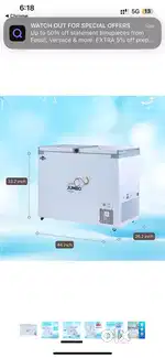 SFR350 deep freezer