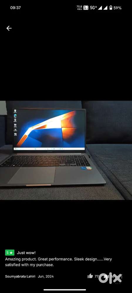 Im selling my samsung galaxy book 4 laptop 16GB RAM