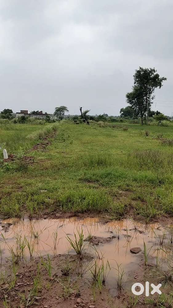 27 lakh me35*60=2100sqft plot 40ft Road corner plot Baretha,Bhind Road