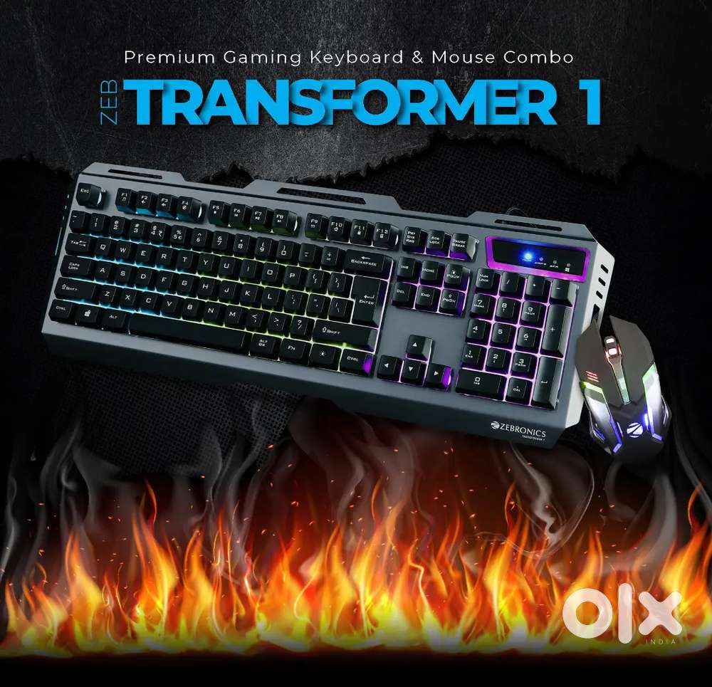 Zebronics transformer keyboard mouse combo