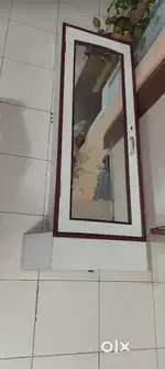 Mirror with shelves