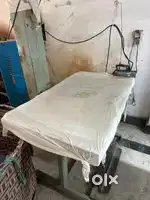 2 steam press table with steal body boiler