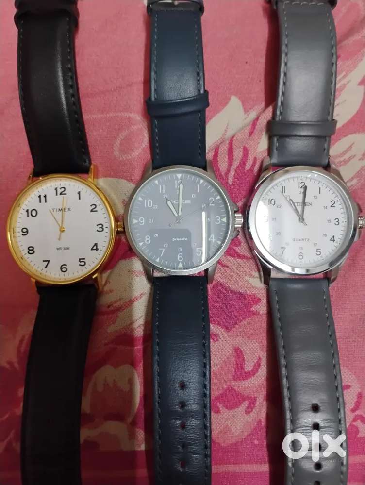3 Watches (Timex, Sonata, Citizen) purchased recently