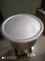 Silverdeshs with lids,,10and7 kgs