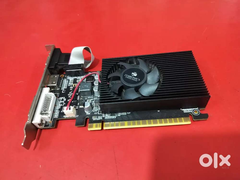 Gt730 4 gb ddr3 graphic card perfect working and new looking