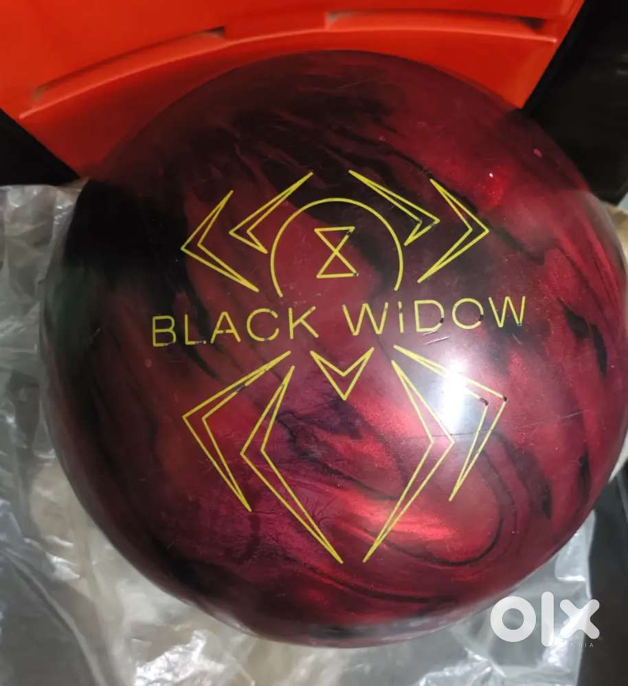 Black widow bowling ball
