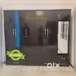 Khwaja Furniture. Plywood Wardrobe with attached dressing.Bajaj financ