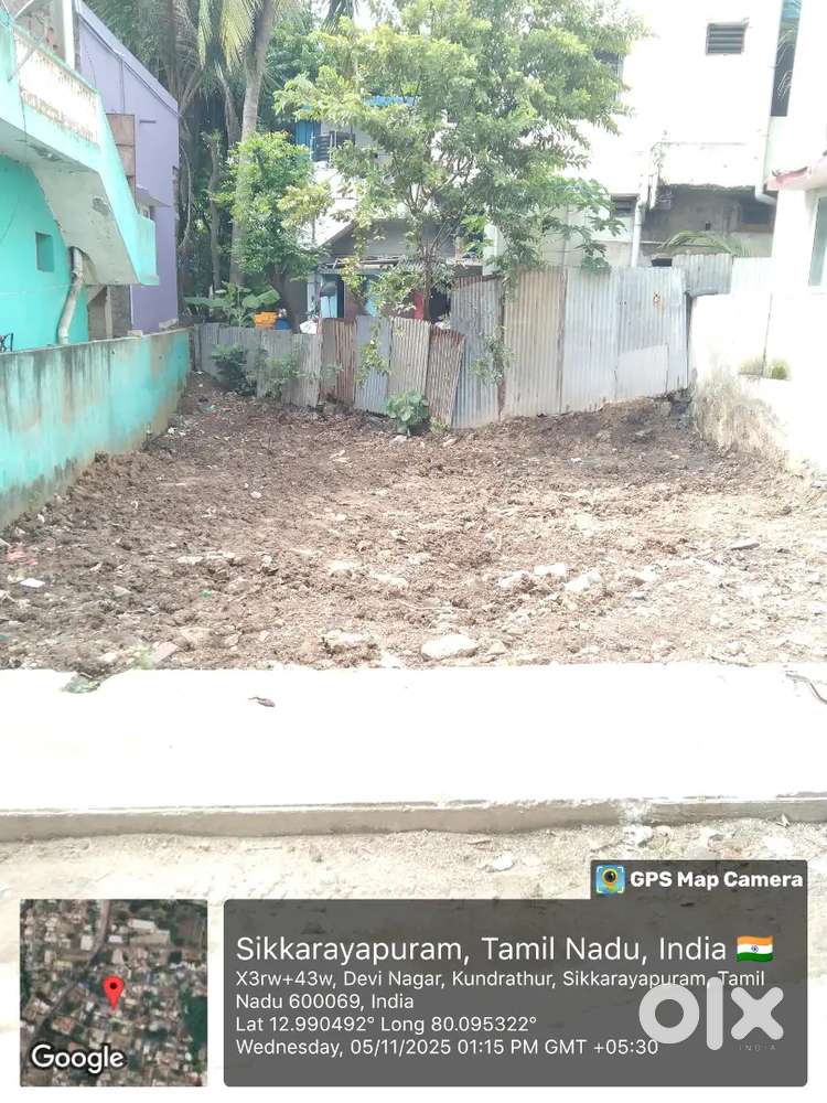 Kundrathur area plot for sale