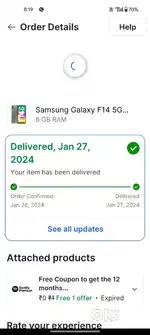 Samsung F14 5g  6/128