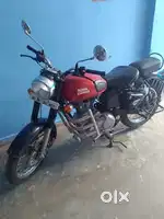 Royal Enfield classic 350 red color bullet