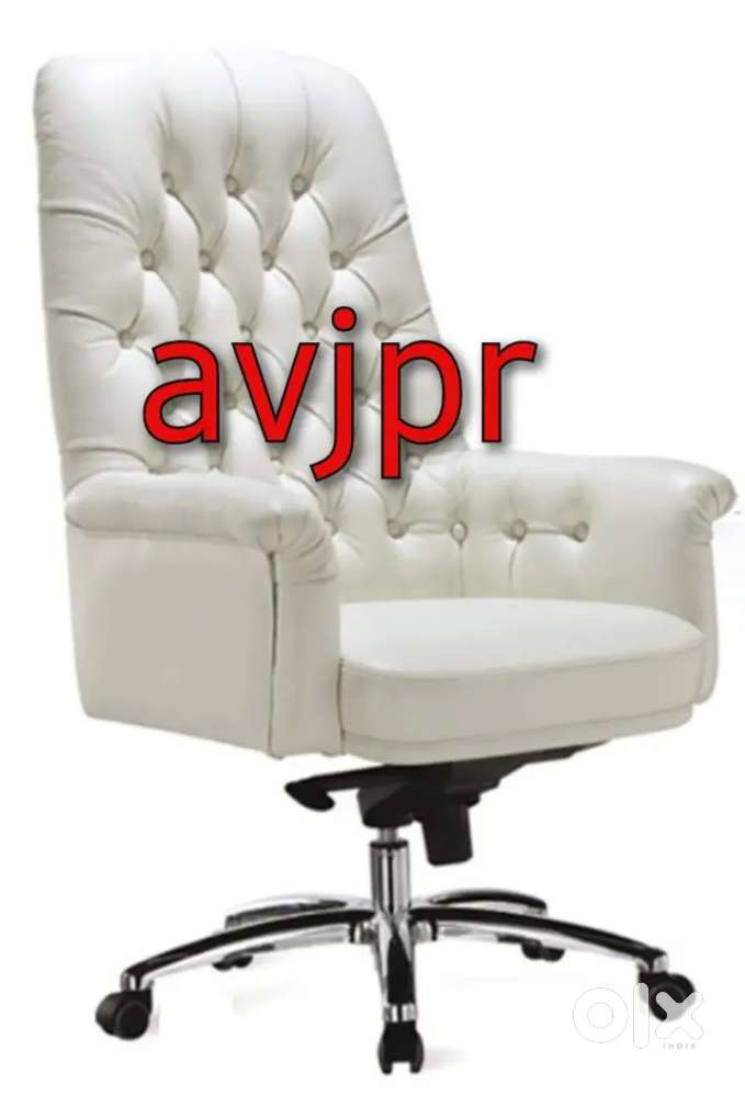 New white colour official Boss chair revolving chair office furnitures