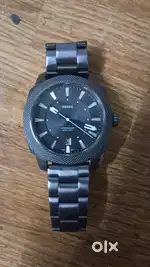 Fossil gun metal men's limited edition heavy watch