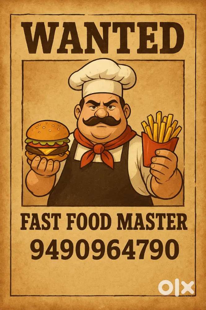 Wanted fast food maste
