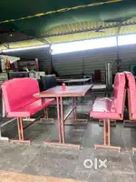 3 sets of Sofas with dining table for hotels etc.Each set 6000rs,