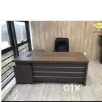 New L shape strip designer front office table office furniture