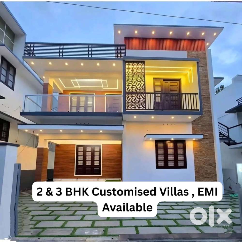 90% ലോയനോടുകൂടിയ 2 & 3 BHK വില്ലകൾ KSRTC ബസ് സ്റ്റാൻഡിന്റെ അടുത്തായി