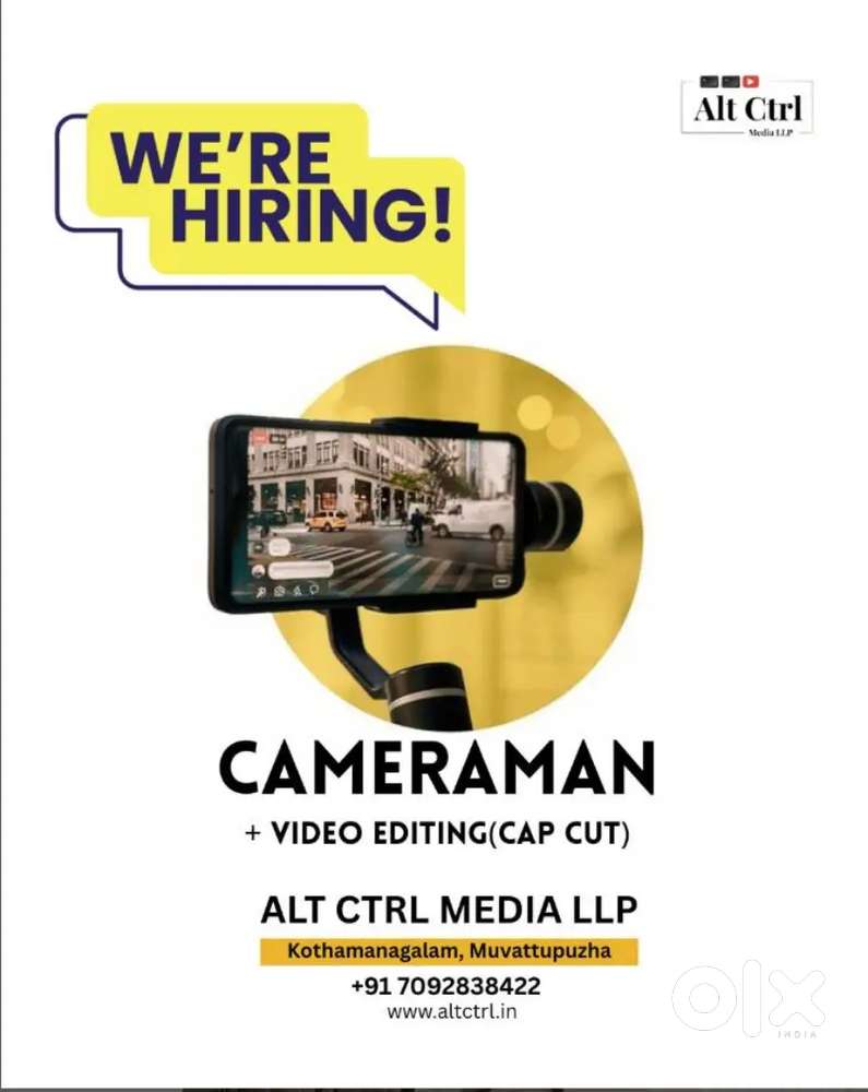 Cameraman + video editor