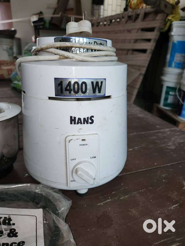 HANS Dominor 1400 watts Commercial Mixer Grinder, 6 month old with Bil