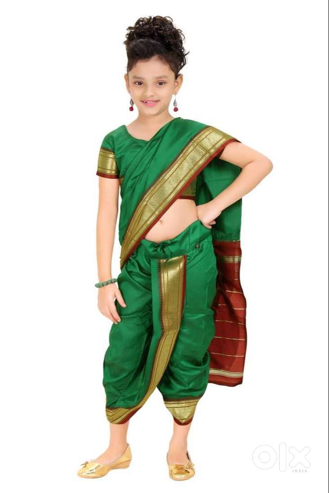TRENDY STYLISH DHOTHI TYPE READY TO WEAR SAREE FOR KIDS