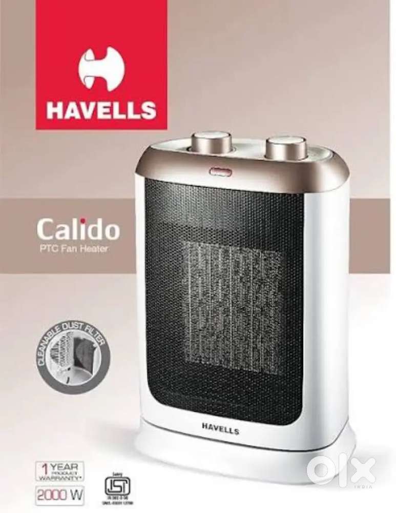 Havells Calido Gold 2000 Watt Blower Room Heater (Brand New)