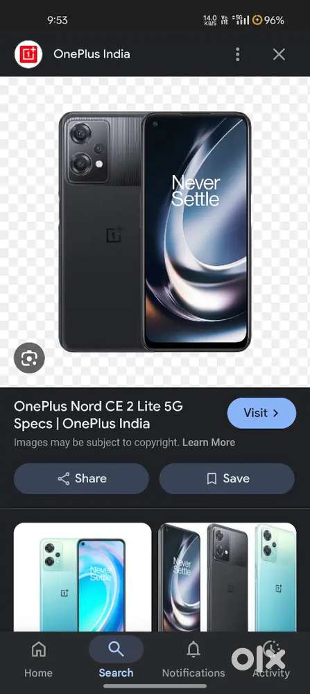 One plus Nord c2 lite 5g