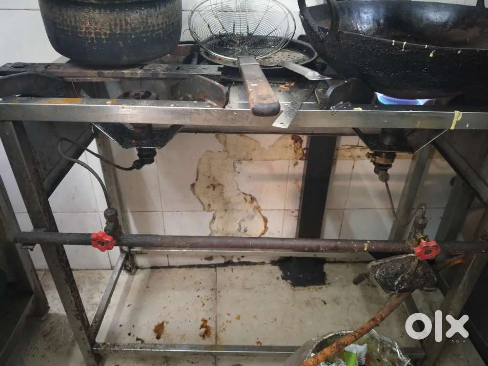 Ss chulha and 350 litre fridge