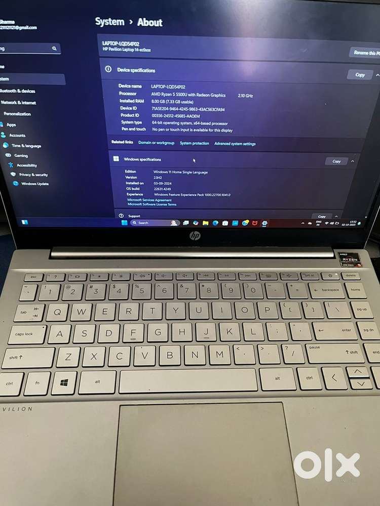 HP pavillion 15 AMD Ryzen5