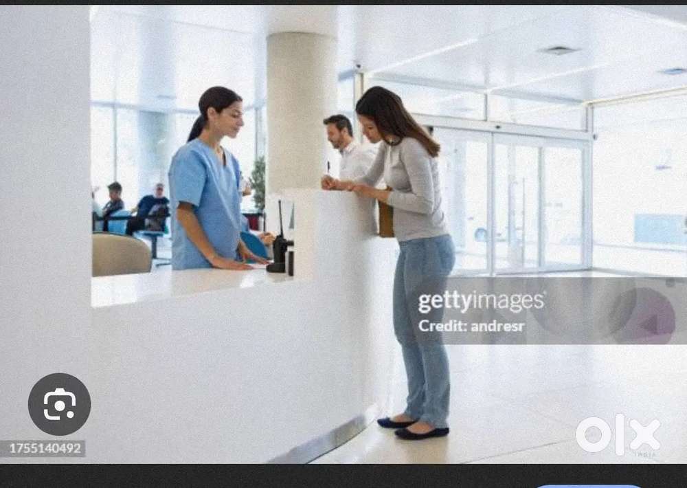 Reacptionts front office hospital clinic