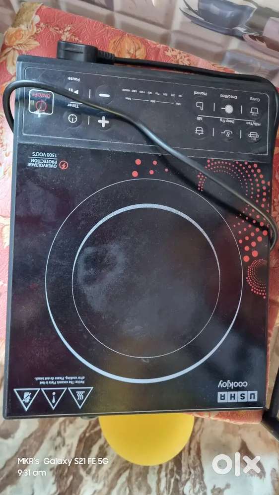 Usha  IC 3616 Induction coocktop fully unused condition